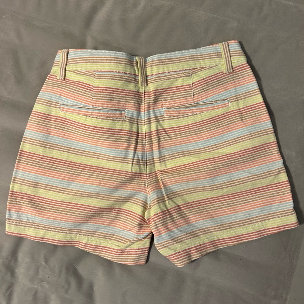 GAP 100% Cotton City Short - Stripe Shorts - Size 0 - Picture 4 of 4